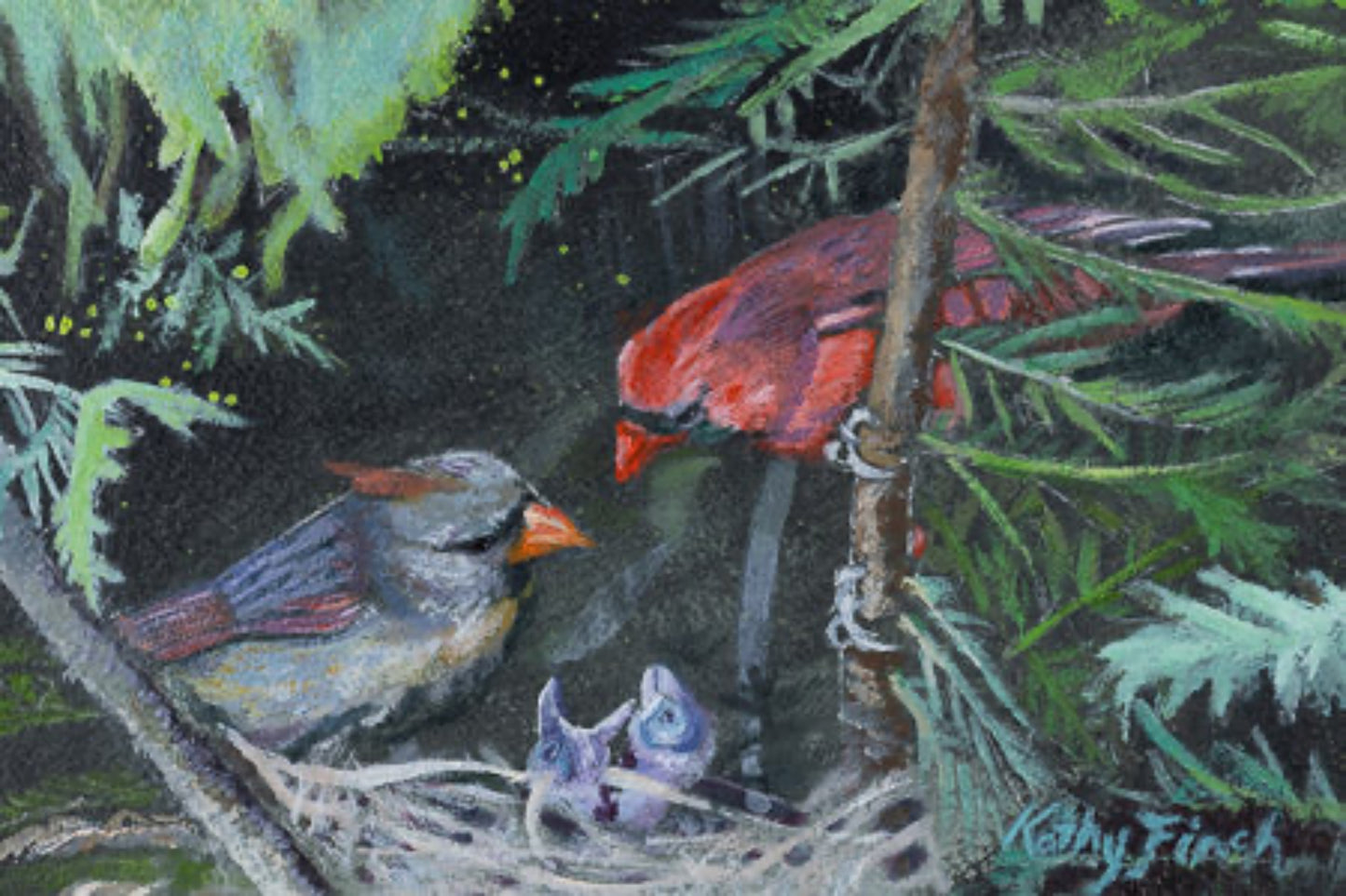 Cardinal Cradle 4 x 6 Original