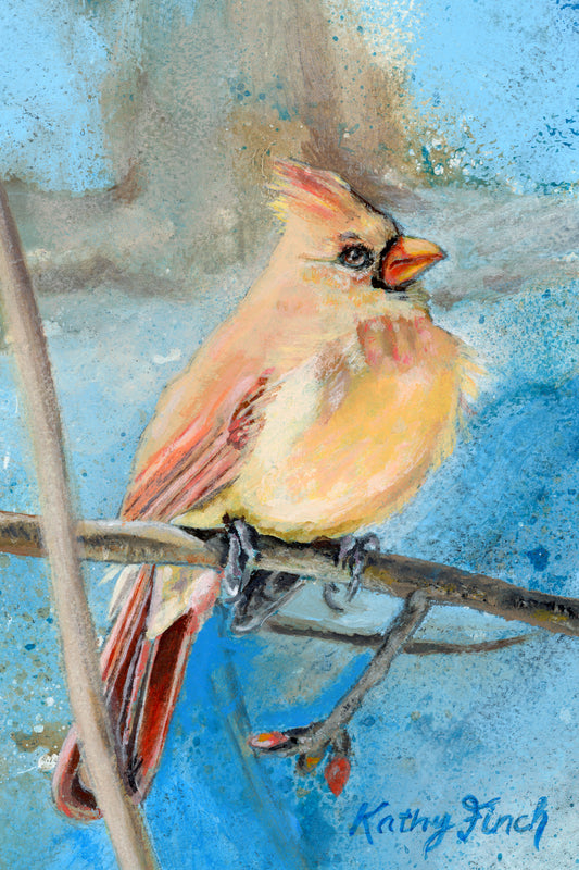 Cardinal Crossroad  4 x 6 Original