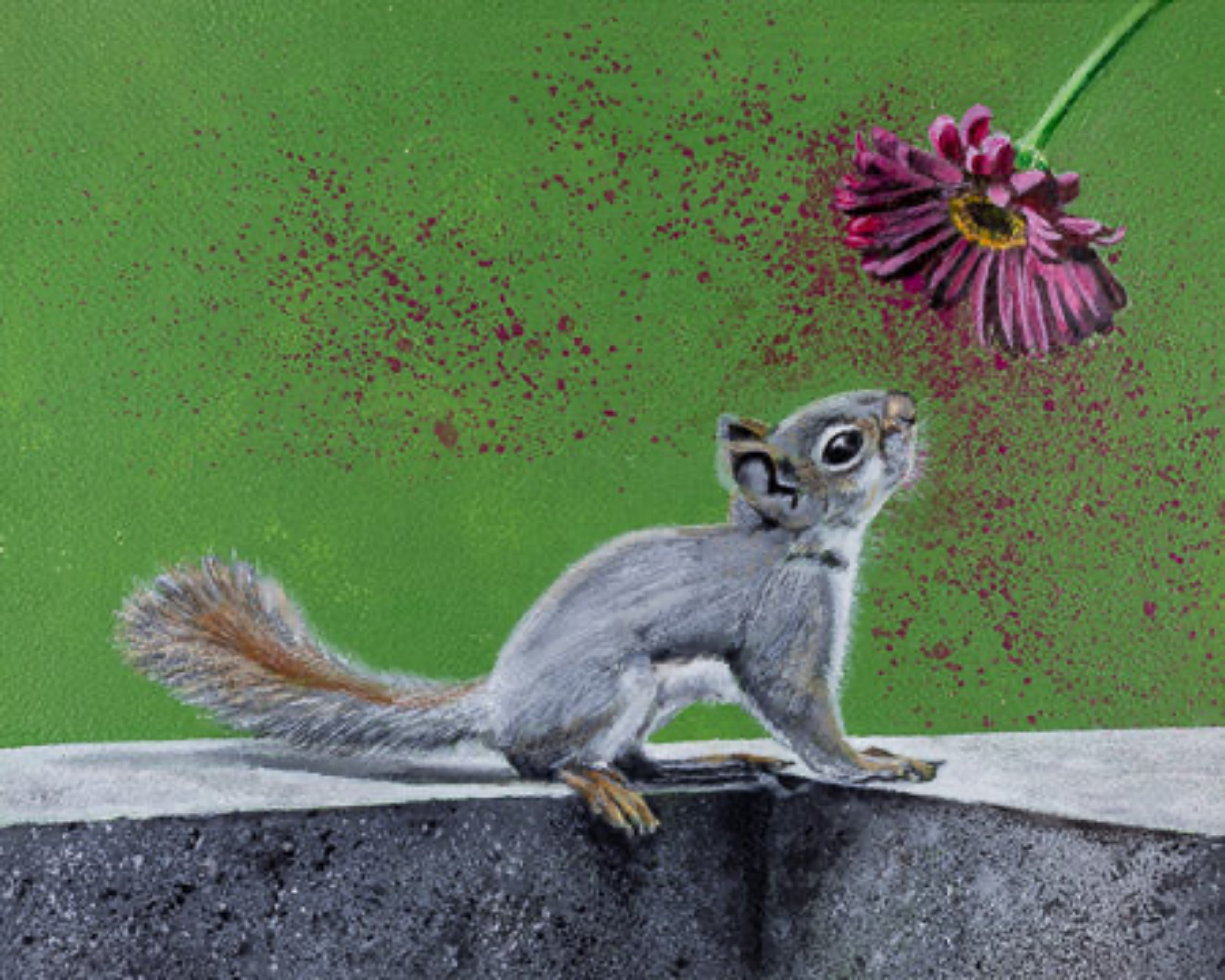 Stop and Smell the Flowers 8 x 10 Original