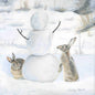 Snow Bunnies 10 x 10 Original