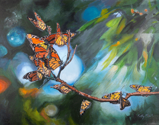 Touch Base 28 x 22  Original on Canvas