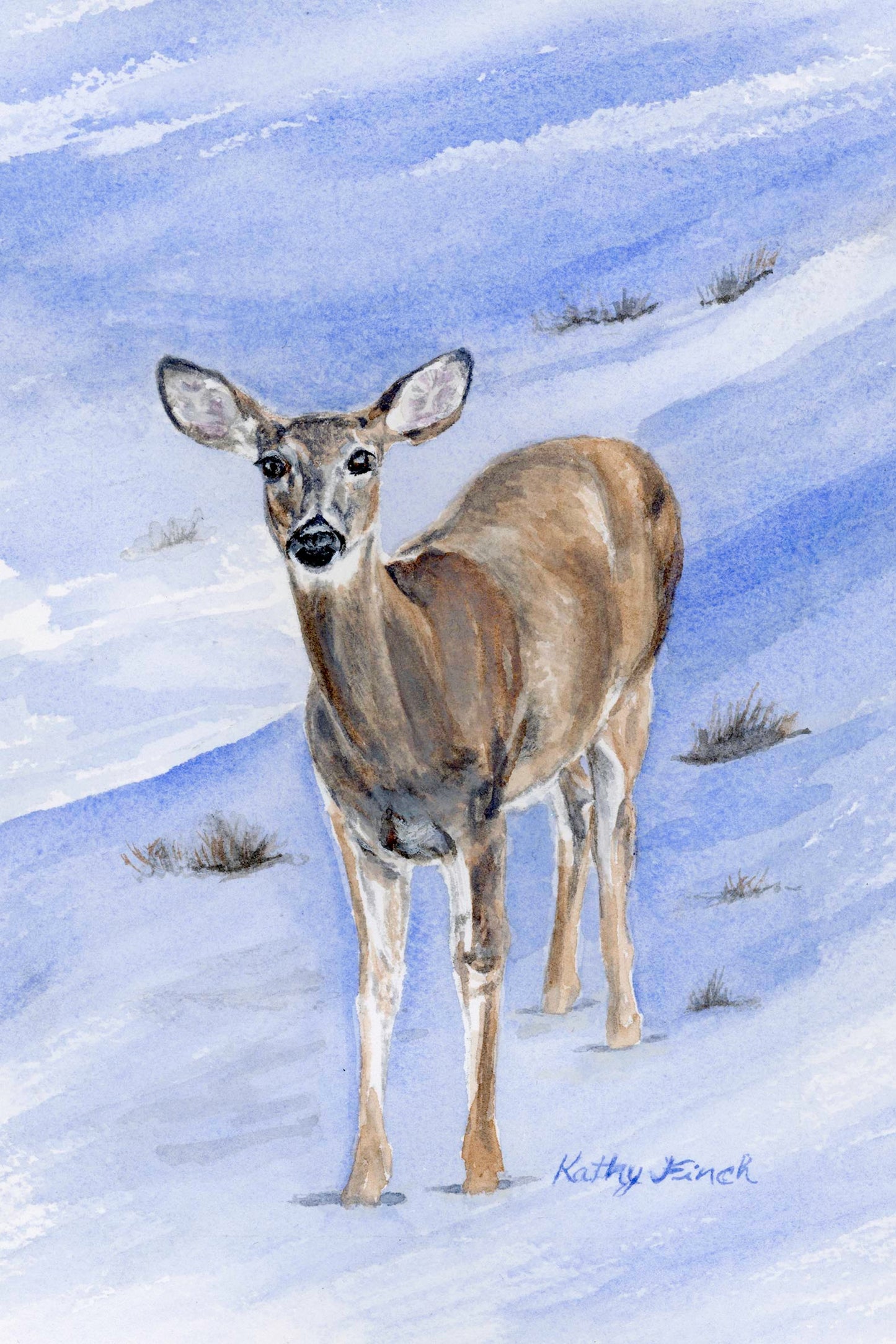 Doe Shadow 4x6 Original